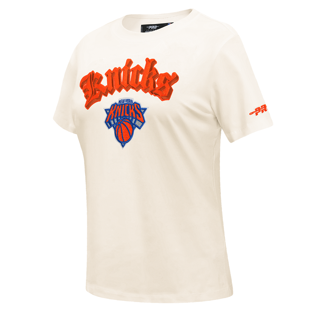 NBA NEW YORK KNICKS BEST OF WOMEN'S SS SLIM FIT TEE (EGGSHELL)