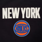 NBA NEW YORK KNICKS MODERN ORIGINALS WOMEN'S SJ BOXY TEE (BLACK)