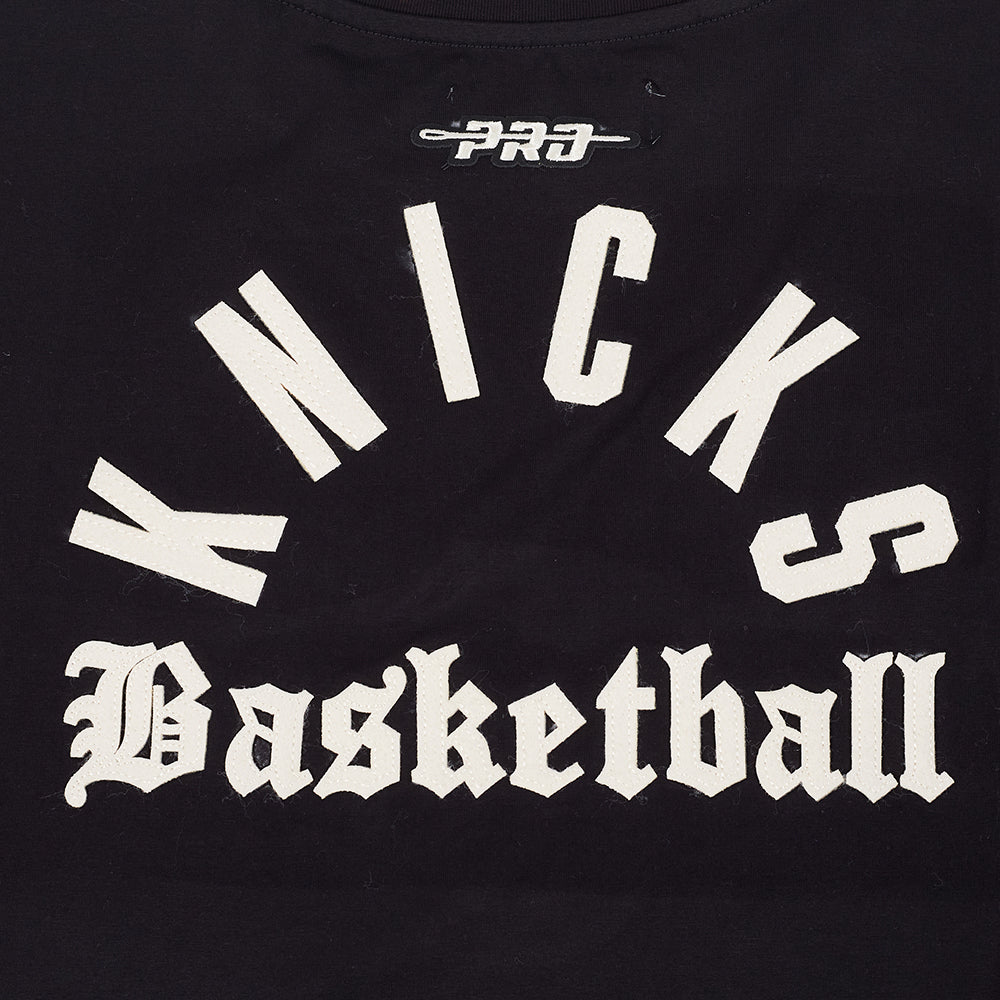 NBA NEW YORK KNICKS MODERN ORIGINALS WOMEN'S SJ BOXY TEE (BLACK)