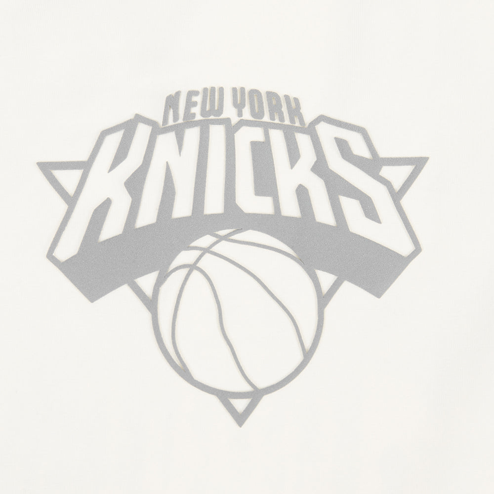 NBA NEW YORK KNICKS STREET TEAM WOMEN'S SJ SLIM FIT TEE (EGGSHELL)