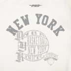 NBA NEW YORK KNICKS STREET TEAM WOMEN'S SJ SLIM FIT TEE (EGGSHELL)