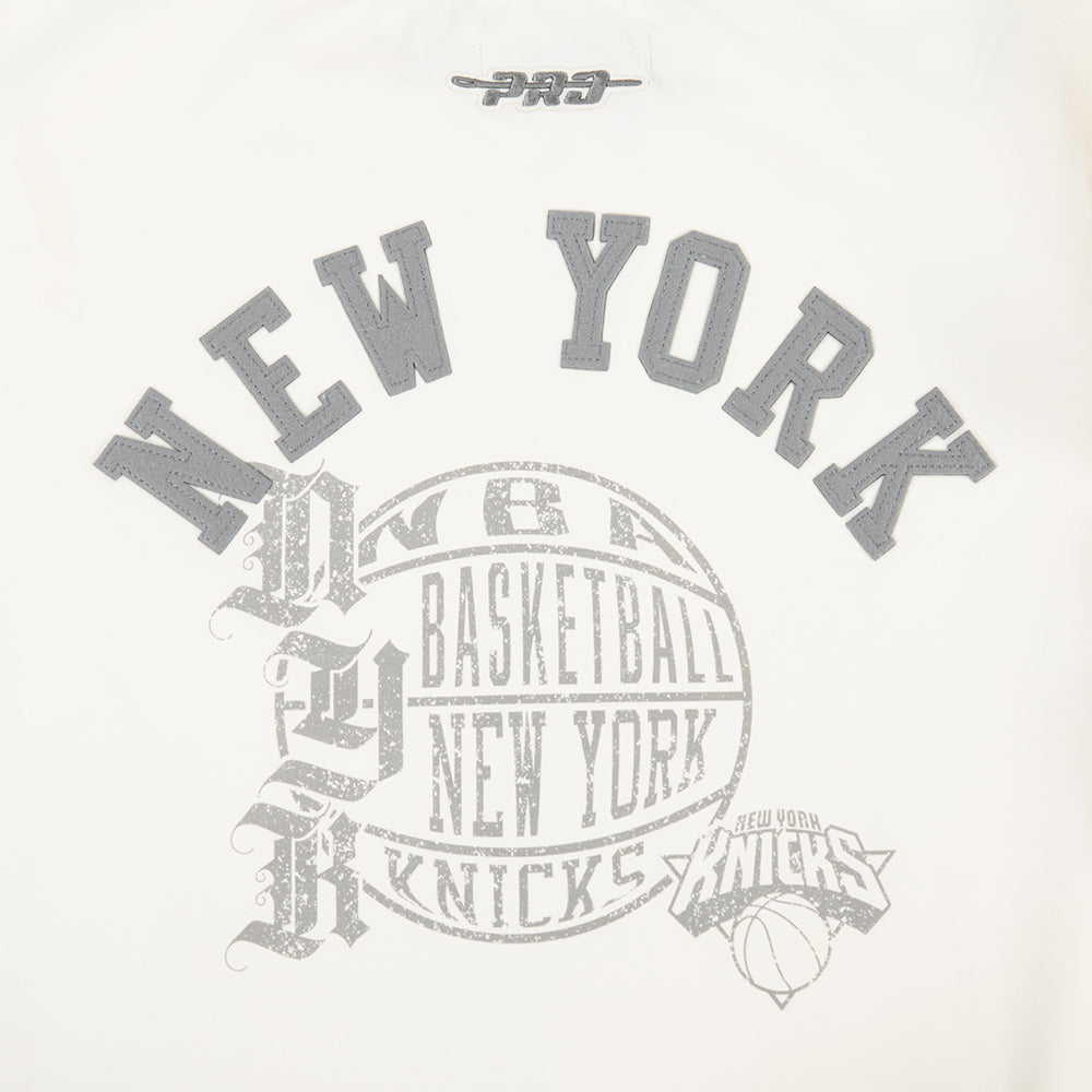 NBA NEW YORK KNICKS STREET TEAM WOMEN'S SJ SLIM FIT TEE (EGGSHELL)