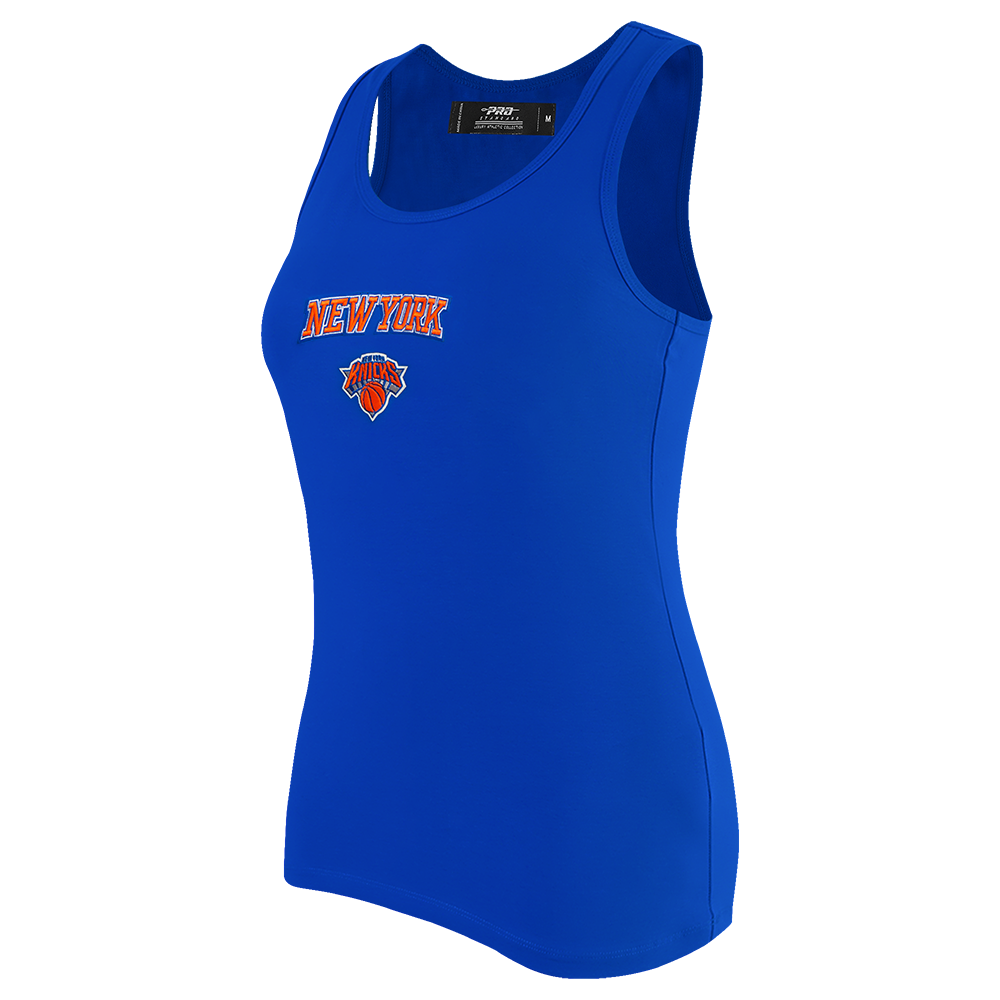 NBA NEW YORK KNICKS CLASSIC WOMEN'S RELAXED FIT RACERBACK (ROYAL BLUE)