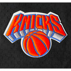 NBA NEW YORK KNICKS CLASSIC CHEMISE BOUTONNÉE EN FILET POUR GARÇON JUNIOR (NOIR/ORANGE)