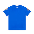 NBA NEW YORK KNICKS CLASSIC T-SHIRT EN JERSEY SIMPLE POUR GARÇON JUNIOR (BLEU ROYAL)