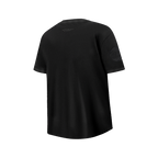 NBA NEW YORK KNICKS TRIPLE BLACK BIG BOY'S SS STRIPED RIB TEE (JET BLACK)