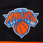 NBA NEW YORK KNICKS CLASSIC BIG BOY'S FLEECE 2.0 SHORT (BLACK/ORANGE)