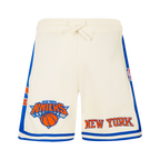 NBA NEW YORK KNICKS RETRO CLASSIC BIG BOY'S FLC 2.0 SHORT (EGGSHELL/ROYAL BLUE)