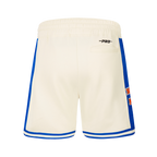 NBA NEW YORK KNICKS RETRO CLASSIC BIG BOY'S FLC 2.0 SHORT (EGGSHELL/ROYAL BLUE)