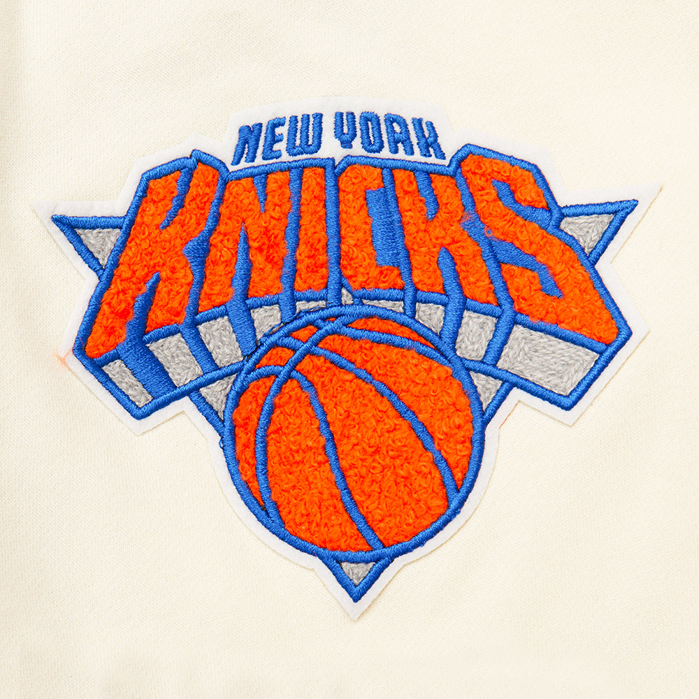 NBA NEW YORK KNICKS RETRO CLASSIC BIG BOY'S FLC 2.0 SHORT (EGGSHELL/ROYAL BLUE)