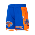 NBA NEW YORK KNICKS RETRO CLASSIC BIG BOY'S FLC 2.0 SHORT (ROYAL BLUE/ORANGE)
