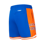 NBA NEW YORK KNICKS RETRO CLASSIC BIG BOY'S FLC 2.0 SHORT (ROYAL BLUE/ORANGE)