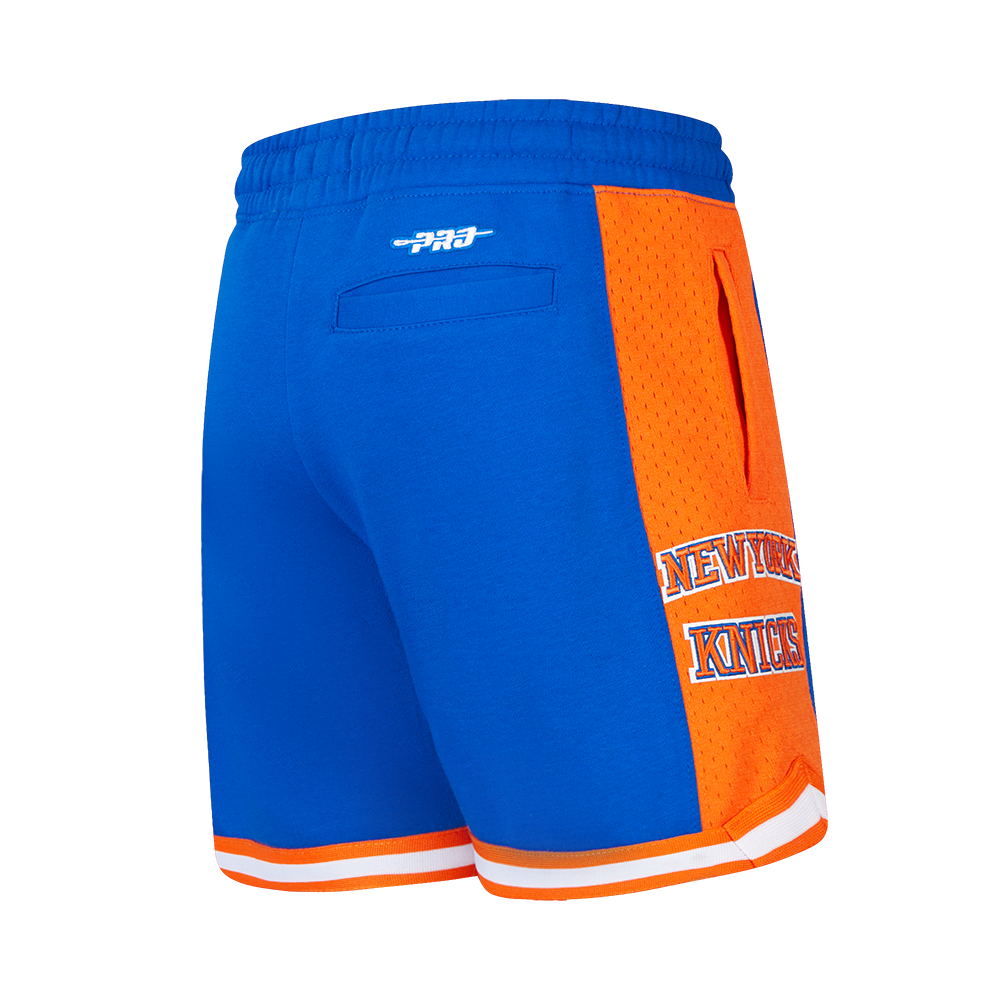 NBA NEW YORK KNICKS RETRO CLASSIC BIG BOY'S FLC 2.0 SHORT (ROYAL BLUE/ORANGE)