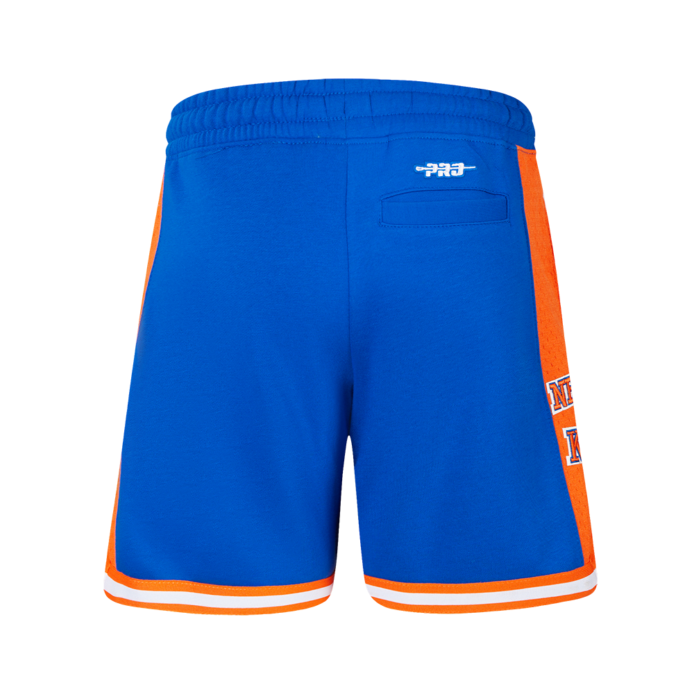 NBA NEW YORK KNICKS RETRO CLASSIC BIG BOY'S FLC 2.0 SHORT (ROYAL BLUE/ORANGE)