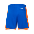 NBA NEW YORK KNICKS RETRO CLASSIC BIG BOY'S FLC 2.0 SHORT (ROYAL BLUE/ORANGE)