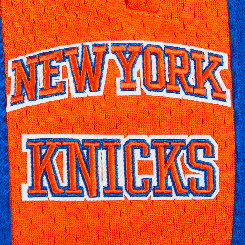 NBA NEW YORK KNICKS RETRO CLASSIC BIG BOY'S FLC 2.0 SHORT (ROYAL BLUE/ORANGE)