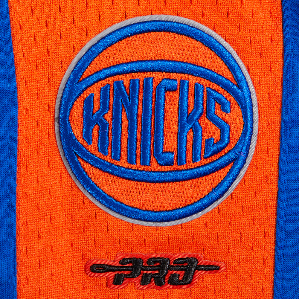 NBA NEW YORK KNICKS RETRO CLASSIC BIG BOY'S FLC 2.0 SHORT (ROYAL BLUE/ORANGE)