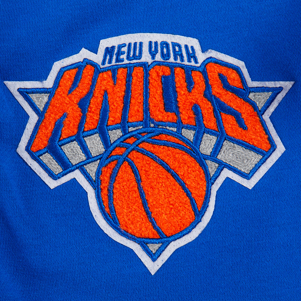 NBA NEW YORK KNICKS RETRO CLASSIC BIG BOY'S FLC 2.0 SHORT (ROYAL BLUE/ORANGE)