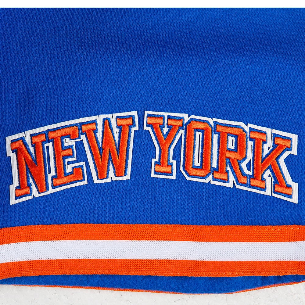 NBA NEW YORK KNICKS RETRO CLASSIC BIG BOY'S FLC 2.0 SHORT (ROYAL BLUE/ORANGE)