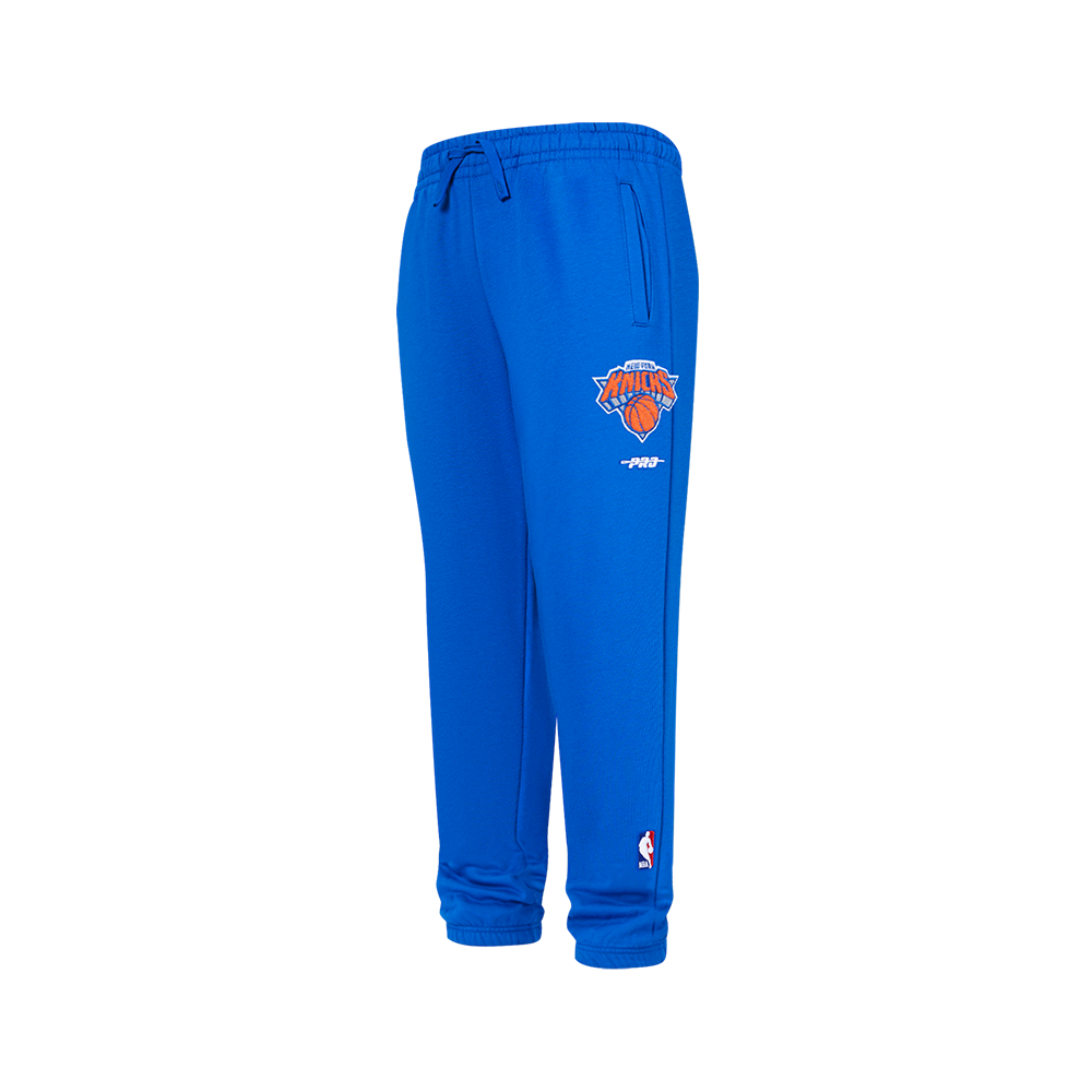 NBA NEW YORK KNICKS CLASSIC BIG BOY'S FLC SWEATPANT (ROYAL BLUE)