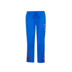 NBA NEW YORK KNICKS CLASSIC BIG BOY'S TRACK PANT (ROYAL BLUE/ORANGE)