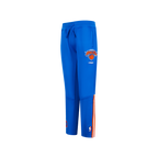 NBA NEW YORK KNICKS CLASSIC BIG BOY'S TRACK PANT (ROYAL BLUE/ORANGE)