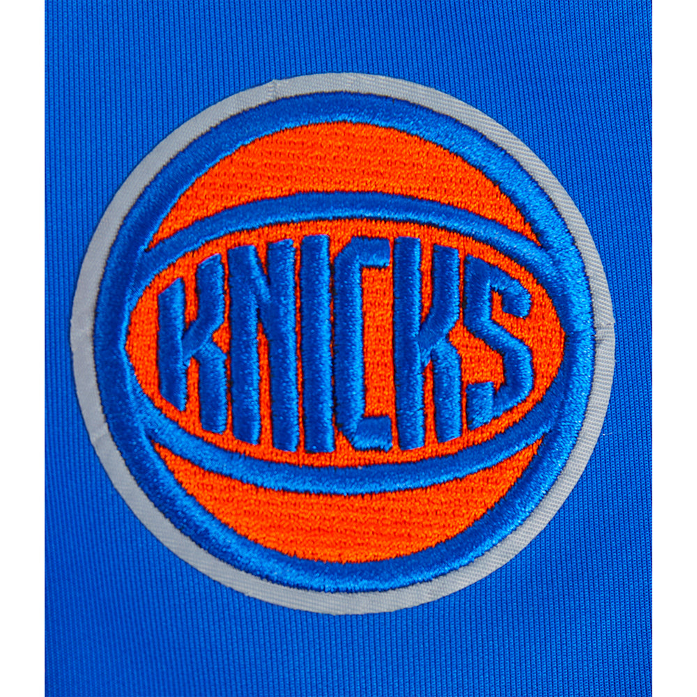 NBA NEW YORK KNICKS CLASSIC BIG BOY'S TRACK PANT (ROYAL BLUE/ORANGE)