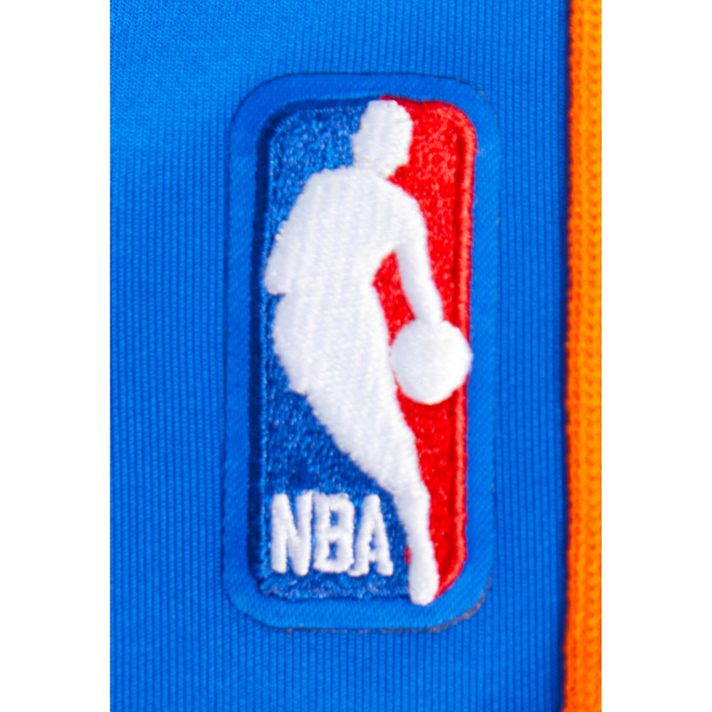 NBA NEW YORK KNICKS CLASSIC BIG BOY'S TRACK PANT (ROYAL BLUE/ORANGE)