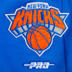 NBA NEW YORK KNICKS CLASSIC BIG BOY'S TRACK PANT (ROYAL BLUE/ORANGE)