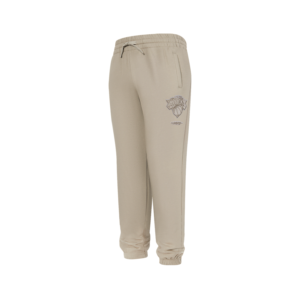 NBA NEW YORK KNICKS NEUTRAL BIG BOY'S FLC SWEATPANT (TAUPE)