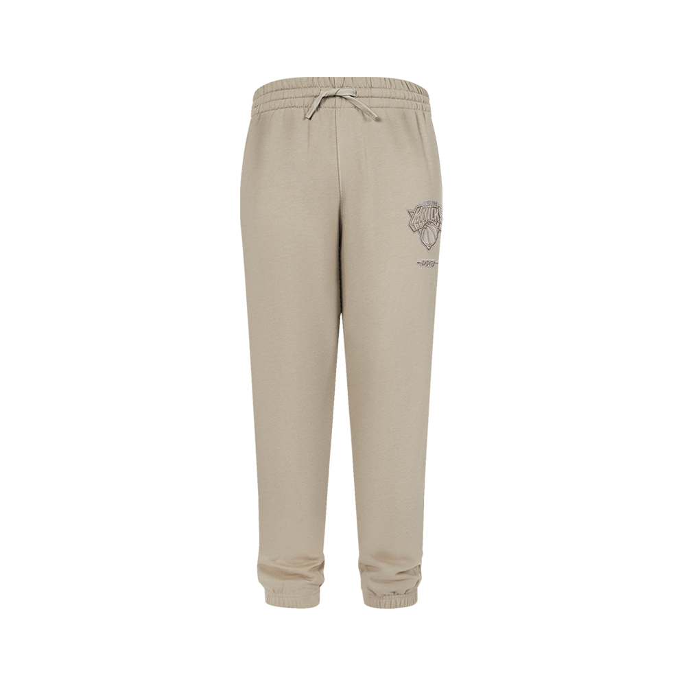 NBA NEW YORK KNICKS NEUTRAL BIG BOY'S FLC SWEATPANT (TAUPE)