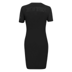 NBA NEW YORK KNICKS TRIPLE BLACK WOMEN'S BODY CON DRESS (TRIPLE BLACK WOMEN'S)