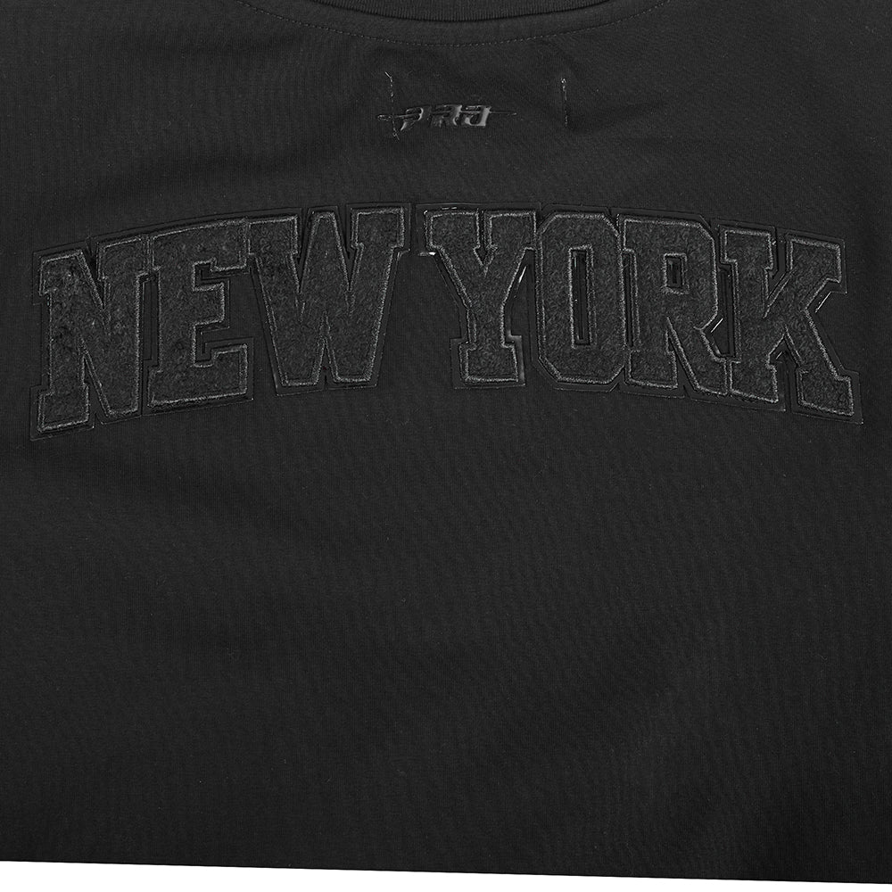 NBA NEW YORK KNICKS TRIPLE BLACK WOMEN'S BODY CON DRESS (TRIPLE BLACK WOMEN'S)