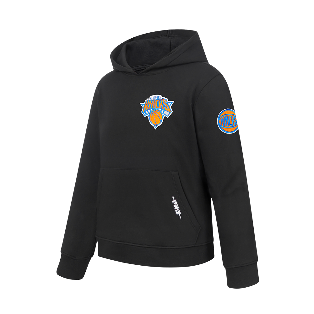NBA NEW YORK KNICKS CLASSIC BIG BOY'S FLC PO HOODIE (BLACK)