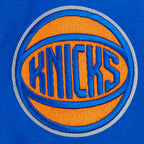 NBA NEW YORK KNICKS CLASSIC CHANDAIL À CAPUCHON EN MOLLETON À GLISSIÈRE POUR GARÇON JUNIOR (BLEU ROYAL)