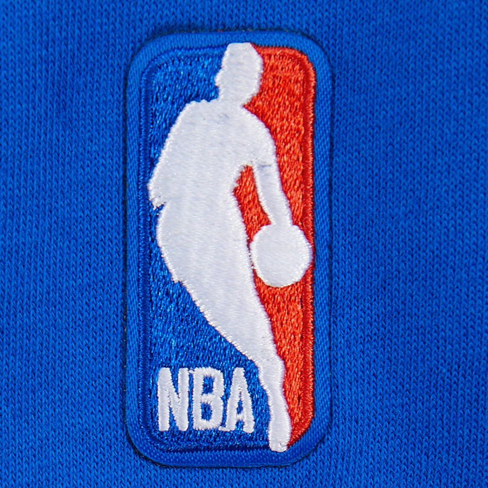 NBA NEW YORK KNICKS CLASSIC CHANDAIL À CAPUCHON EN MOLLETON À GLISSIÈRE POUR GARÇON JUNIOR (BLEU ROYAL)