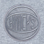 NBA NEW YORK KNICKS NEUTRAL CHANDAIL À COL ROND EN MOLLETON POUR GARÇON JUNIOR (GRIS CHINÉ FONCÉ)