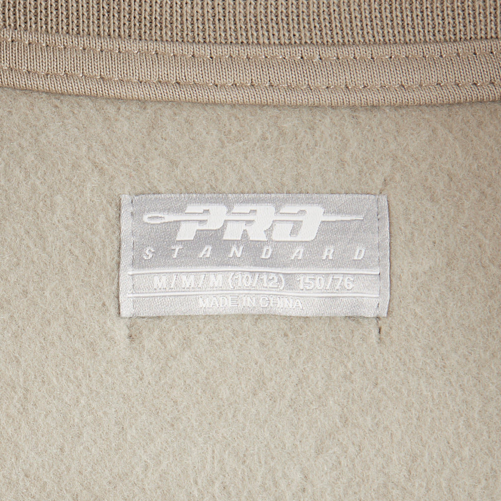 NBA NEW YORK KNICKS NEUTRAL BIG BOY'S FLEECE CREWNECK (TAUPE)