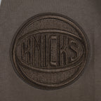 NBA NEW YORK KNICKS NEUTRAL CHANDAIL À CAPUCHON EN MOLLETON POUR GARÇON JUNIOR (TAUPE FONCÉ)