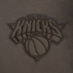 NBA NEW YORK KNICKS NEUTRAL CHANDAIL À CAPUCHON EN MOLLETON POUR GARÇON JUNIOR (TAUPE FONCÉ)