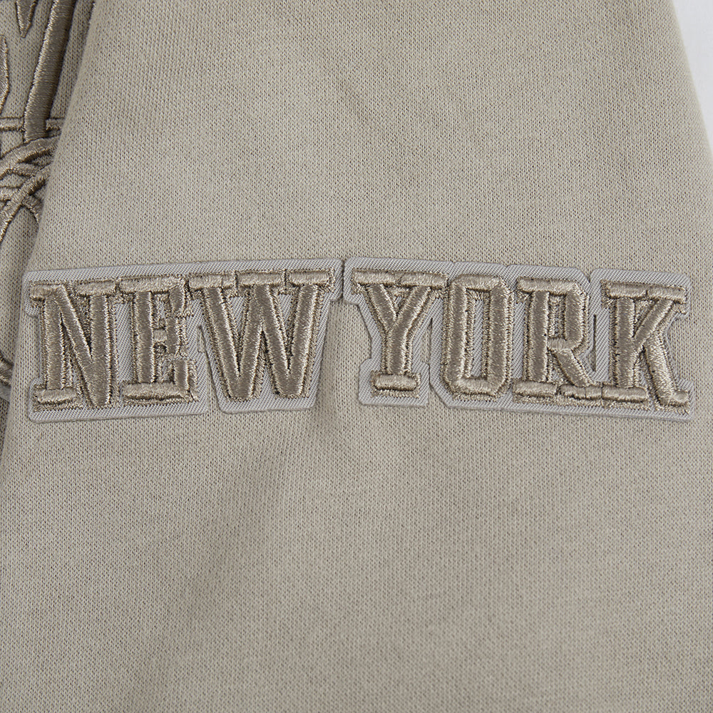 NBA NEW YORK KNICKS NEUTRAL CHANDAIL À CAPUCHON EN MOLLETON POUR GARÇON JUNIOR (TAUPE)