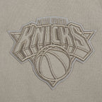 NBA NEW YORK KNICKS NEUTRAL CHANDAIL À CAPUCHON EN MOLLETON POUR GARÇON JUNIOR (TAUPE)