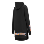 NBA NEW YORK KNICKS CLASSIC ROBE À CAPUCHON EN MOLLETON POUR FEMME (NOIR)