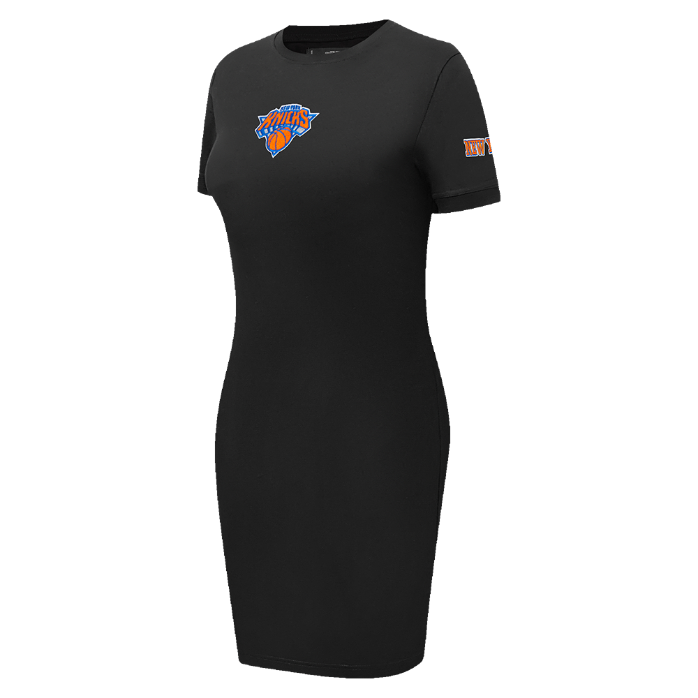 NBA NEW YORK KNICKS CLASSIC WOMEN'S BODYCON DRESS (BLACK)