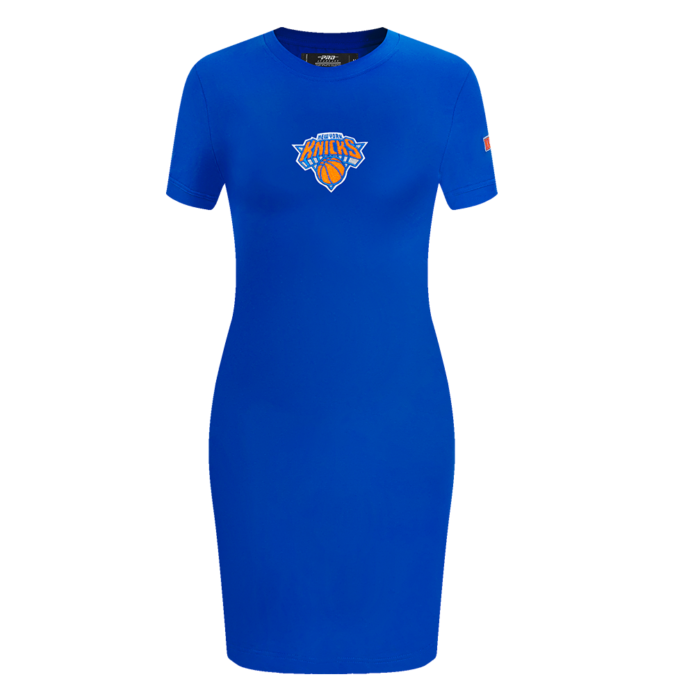 NBA NEW YORK KNICKS CLASSIC ROBE MOULANTE POUR FEMME (BLEU ROYAL)