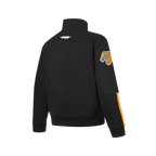NBA NEW YORK KNICKS CLASSIC BIG BOY'S TRACK JACKET (BLACK/ORANGE)