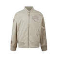 NBA NEW YORK KNICKS NEUTRAL BLOUSON EN SERGÉ POUR GARÇON JUNIOR (TAUPE)