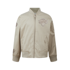 NBA NEW YORK KNICKS NEUTRAL BLOUSON EN SERGÉ POUR GARÇON JUNIOR (TAUPE)