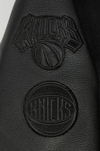 NBA NEW YORK KNICKS TRIPLE BLACK BIG BOY'S WOOL VARSITY JACKET (JET BLACK)