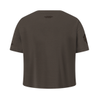 NBA NEW YORK KNICKS NEUTRAL T-SHIRT À MANCHES COURTES ET À COUPE CARRÉE POUR FILLE JUNIOR (TAUPE FONCÉ)